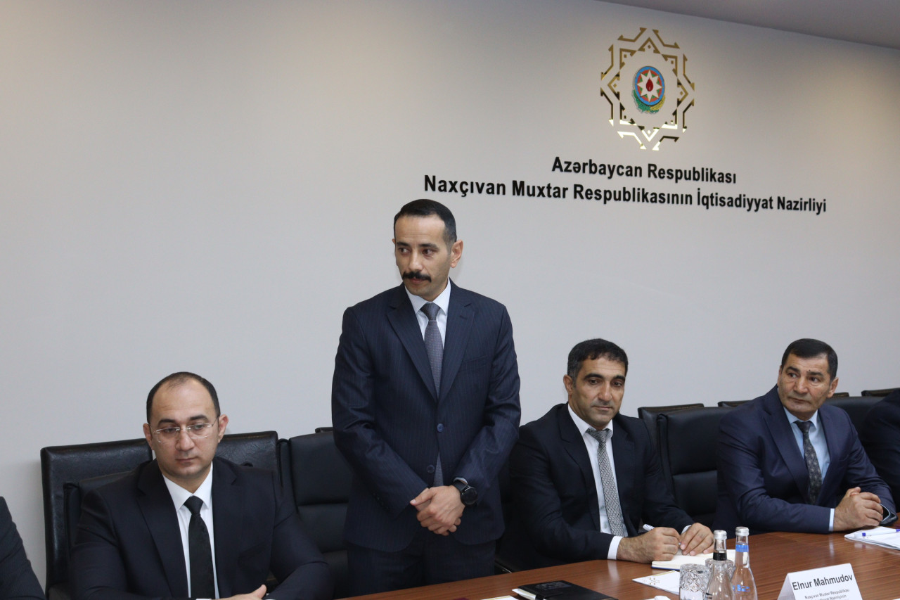 İQTİSADİYYAT NAZİRLİYİNİN TƏLTİF OLUNMUŞ ƏMƏKDAŞLARINA MEDALLAR TƏQDİM EDİLİB