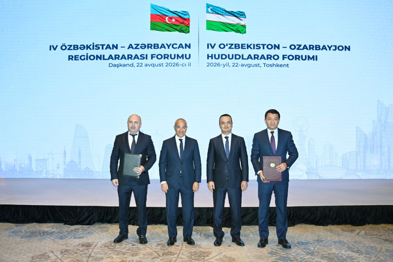 ÖZBƏKİSTAN–AZƏRBAYCAN REGİONLARARASI FORUMU KEÇİRİLİB