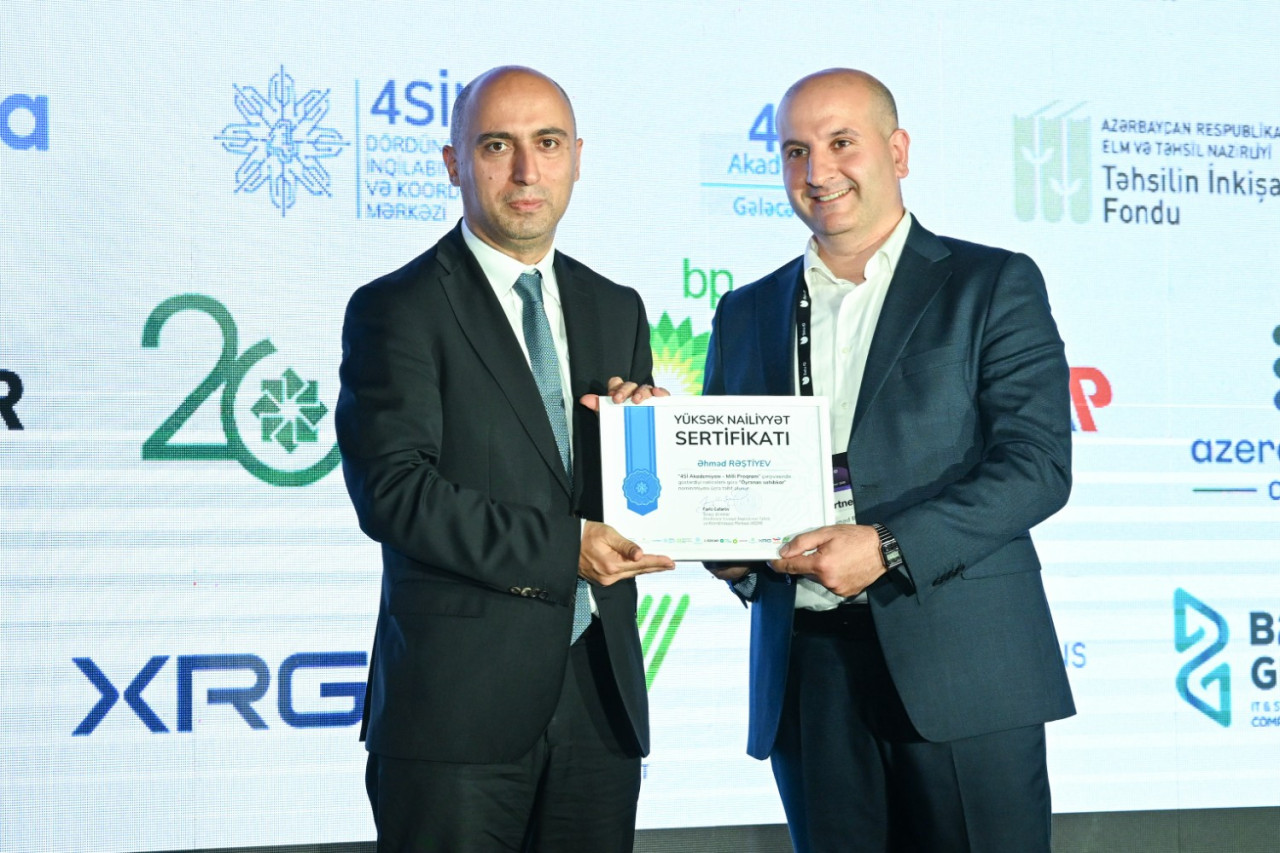 “BAKU ID 2026” ÇƏRÇİVƏSİNDƏ “4Sİ AKADEMİYASI – MİLLİ PROQRAM” İŞTİRAKÇILARI MÜKAFATLANDIRILIB
