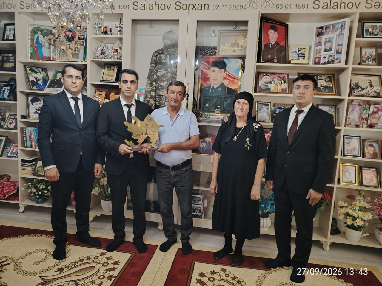 ŞƏHİD AİLƏLƏRİ İLƏ GÖRÜŞLƏR KEÇİRİLİB