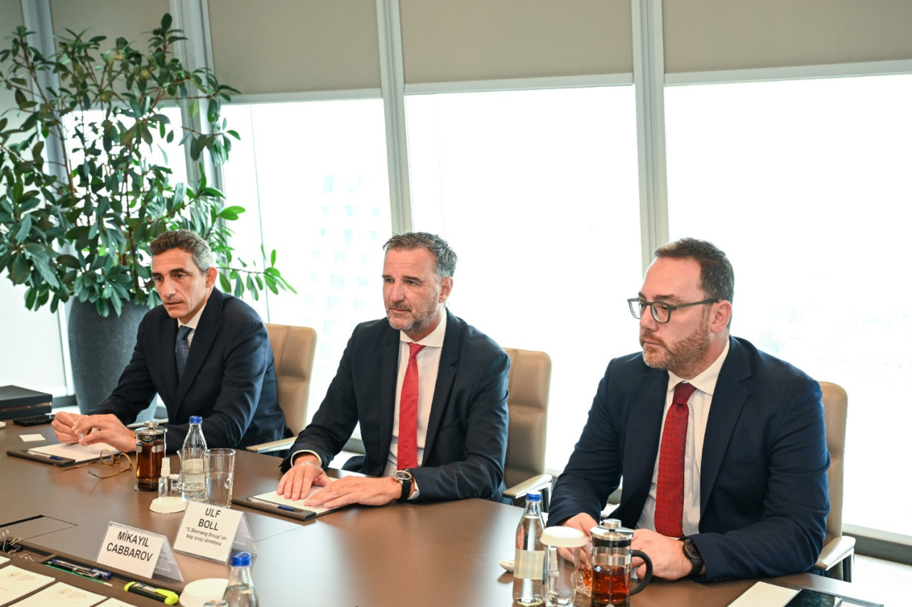 “C. STEİNWEG GROUP” ŞİRKƏTİ İLƏ ƏMƏKDAŞLIQ İMKANLARI MÜZAKİRƏ EDİLİB