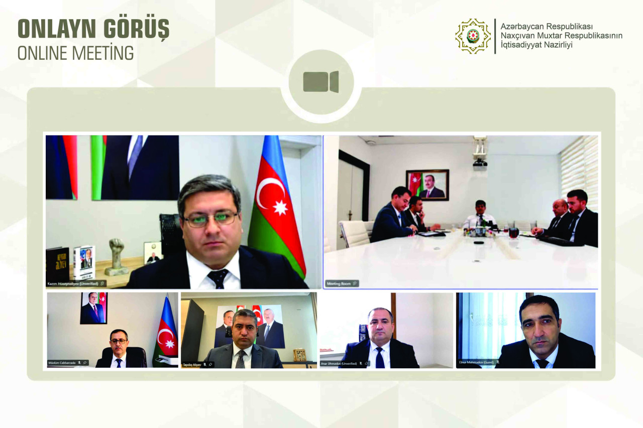 NAXÇIVAN SƏNAYE PARKININ FƏALİYYƏTİNİN TƏŞKİLİ İSTİQAMƏTİNDƏ GÖRÜLƏN İŞLƏR MÜZAKİRƏ OLUNUB