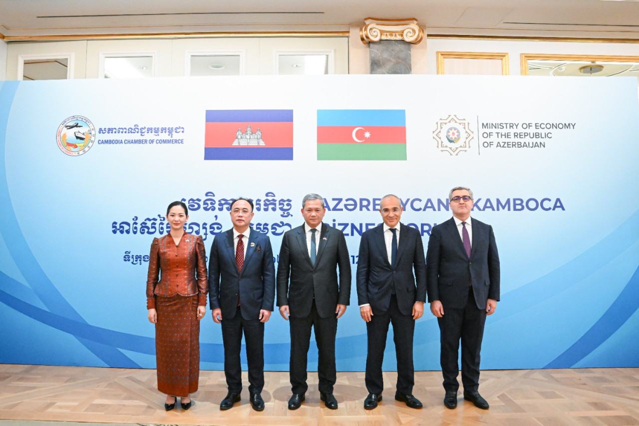 AZƏRBAYCAN–KAMBOCA BİZNES FORUMU KEÇİRİLİB