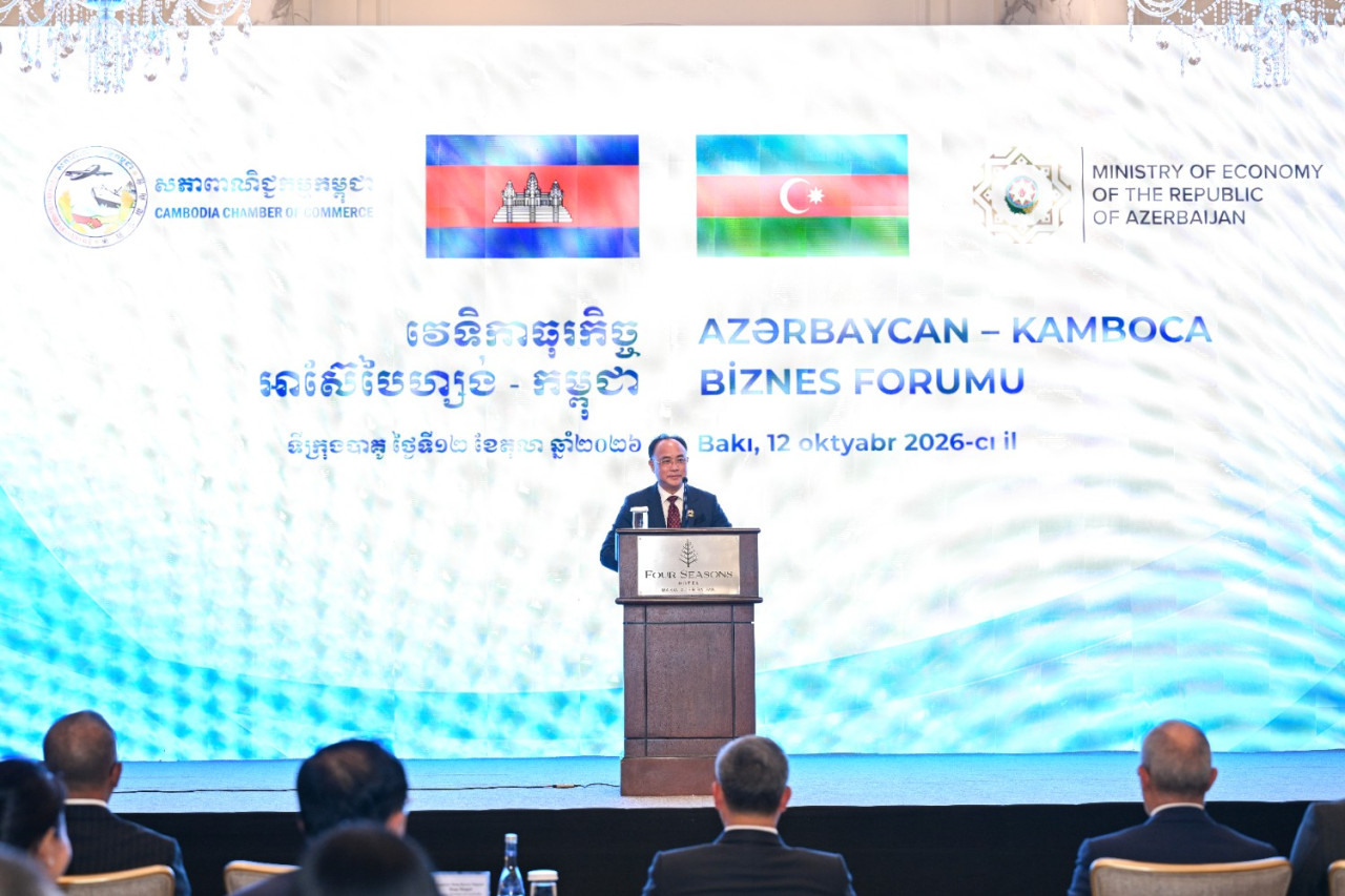 AZƏRBAYCAN–KAMBOCA BİZNES FORUMU KEÇİRİLİB