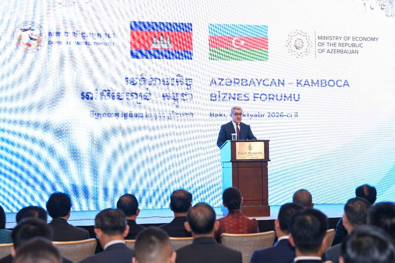 AZƏRBAYCAN–KAMBOCA BİZNES FORUMU KEÇİRİLİB