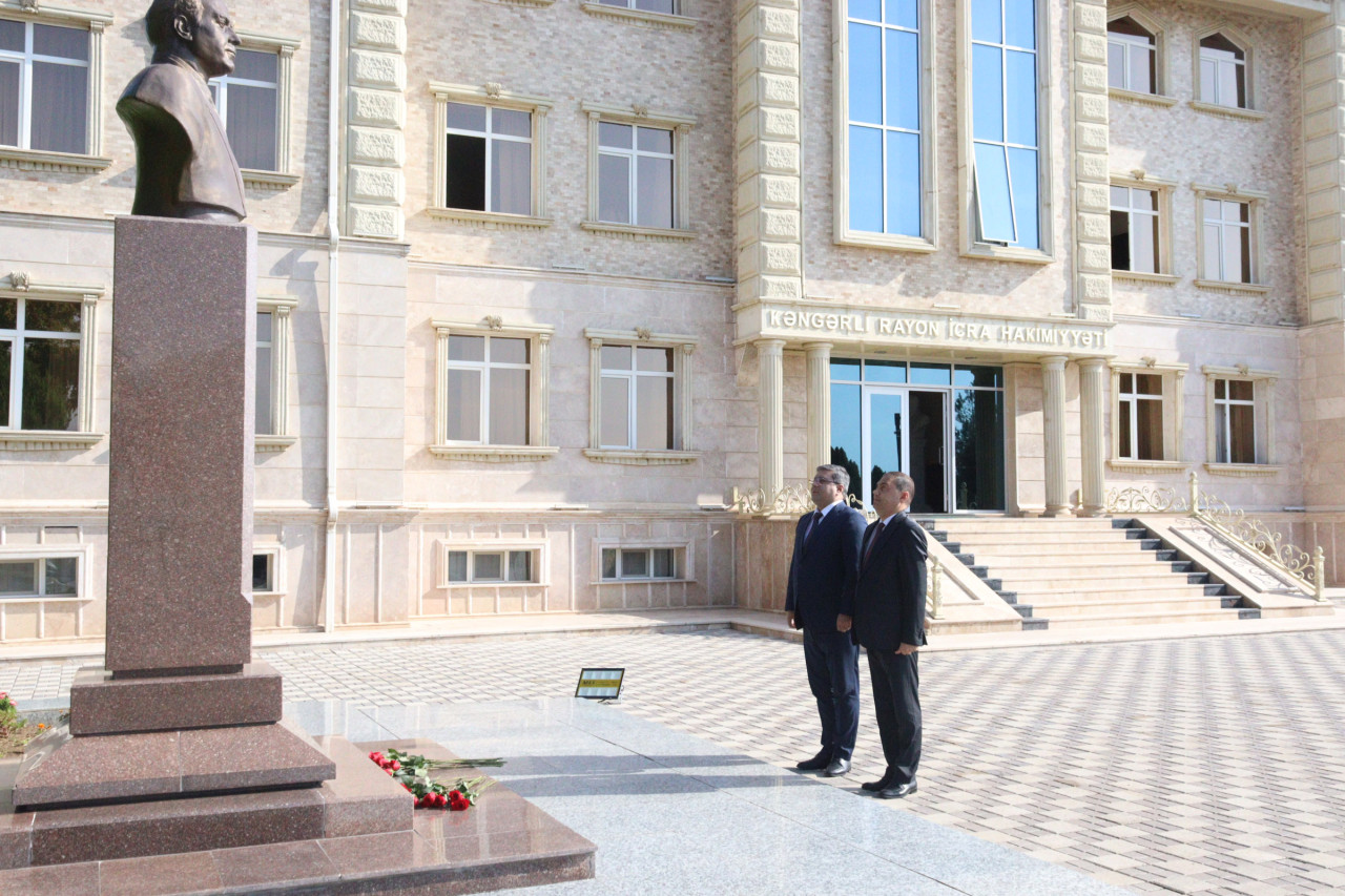 İQTİSADİYYAT NAZİRİ KAZIM HÜSEYNƏLİYEV KƏNGƏRLİ RAYONUNDA VƏTƏNDAŞLARI QƏBUL EDİB